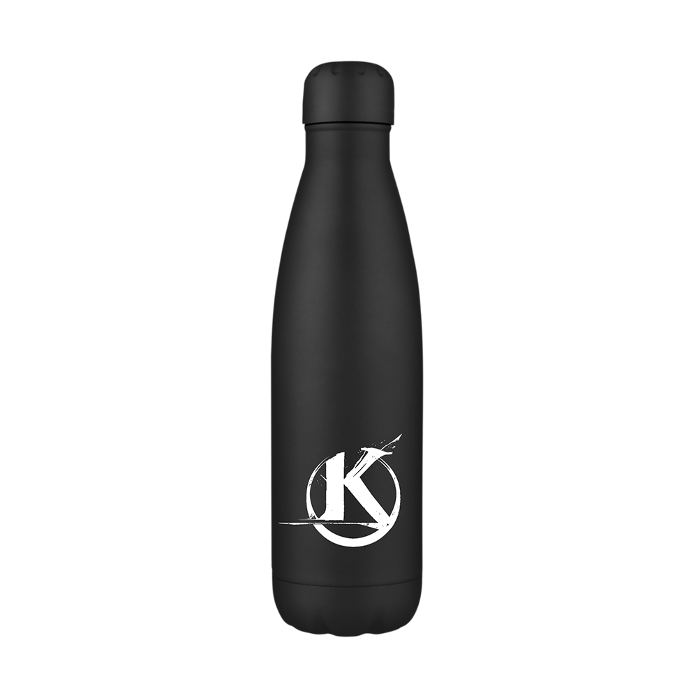Gourde noire logo K