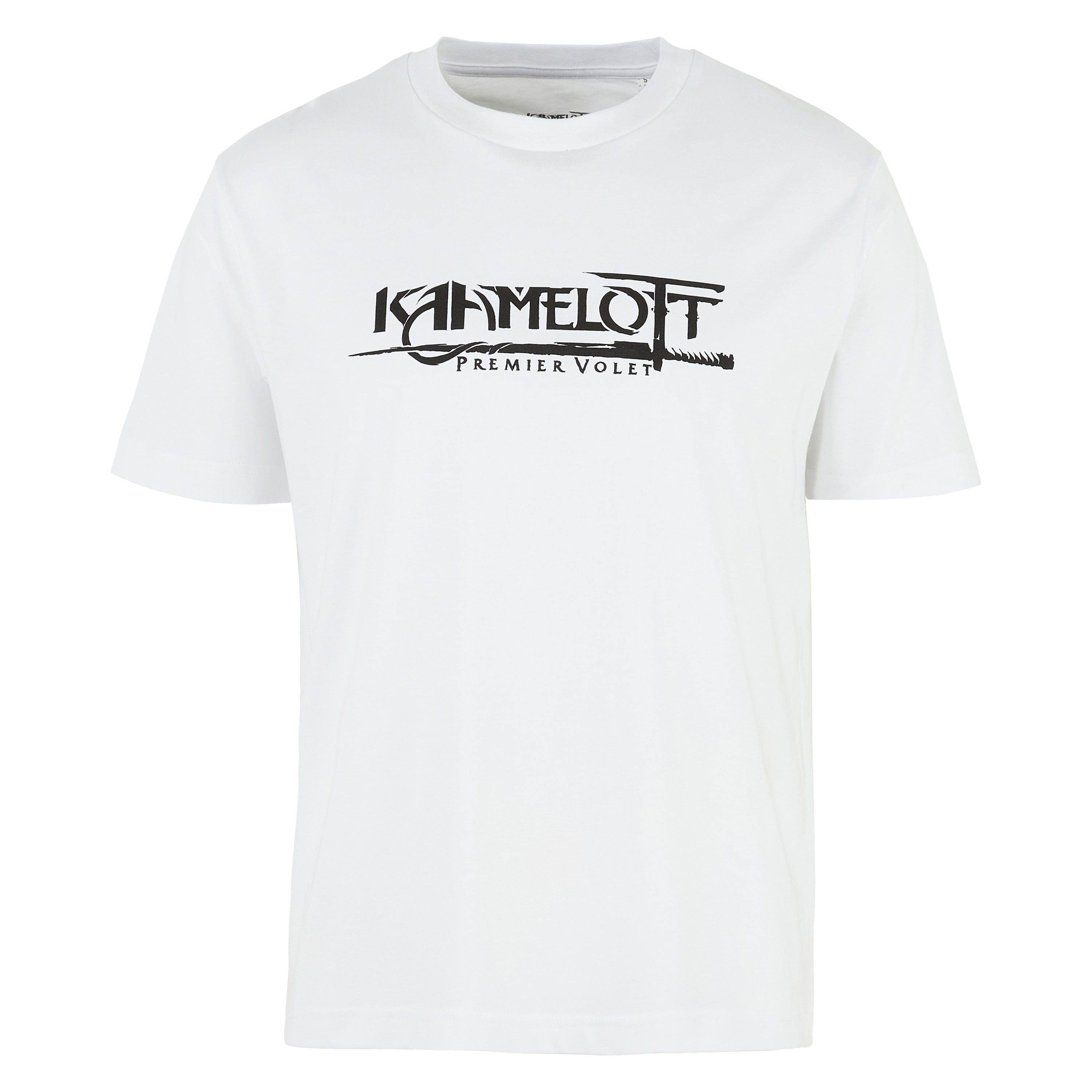 T-shirt blanc logo "Kaamelott - Premier Volet" torse