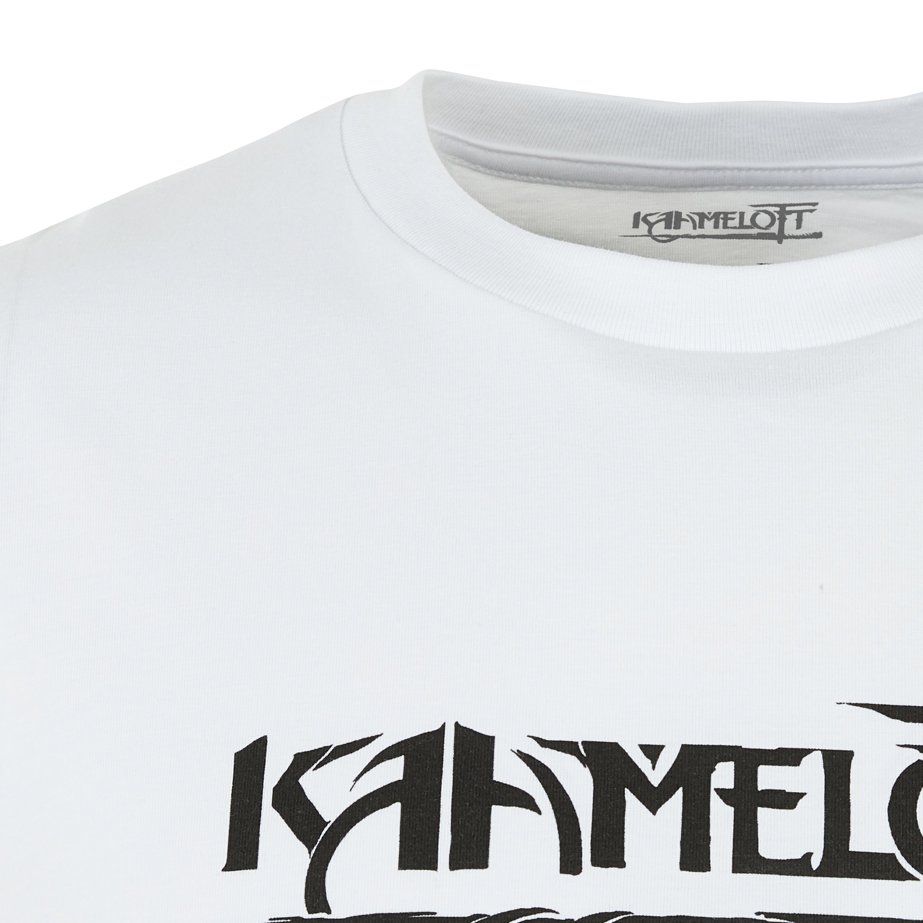 T-shirt blanc logo "Kaamelott - Premier Volet" torse
