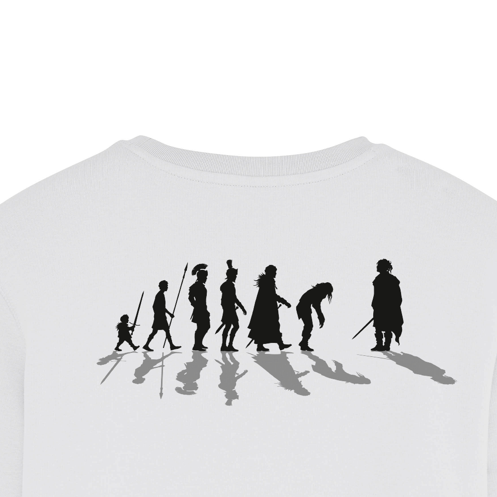 Crewneck blanc femme «Evo»
