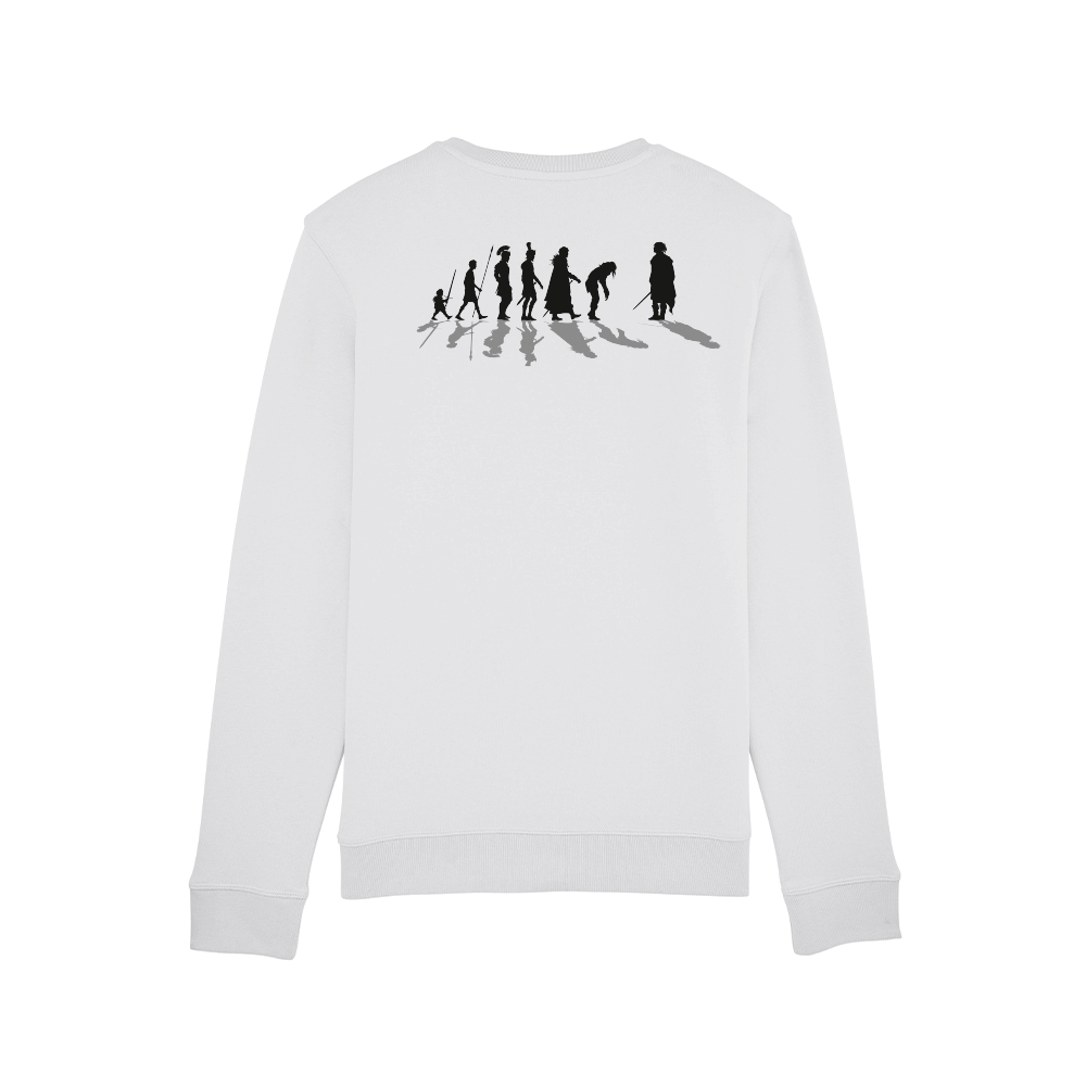 Crewneck blanc femme «Evo»
