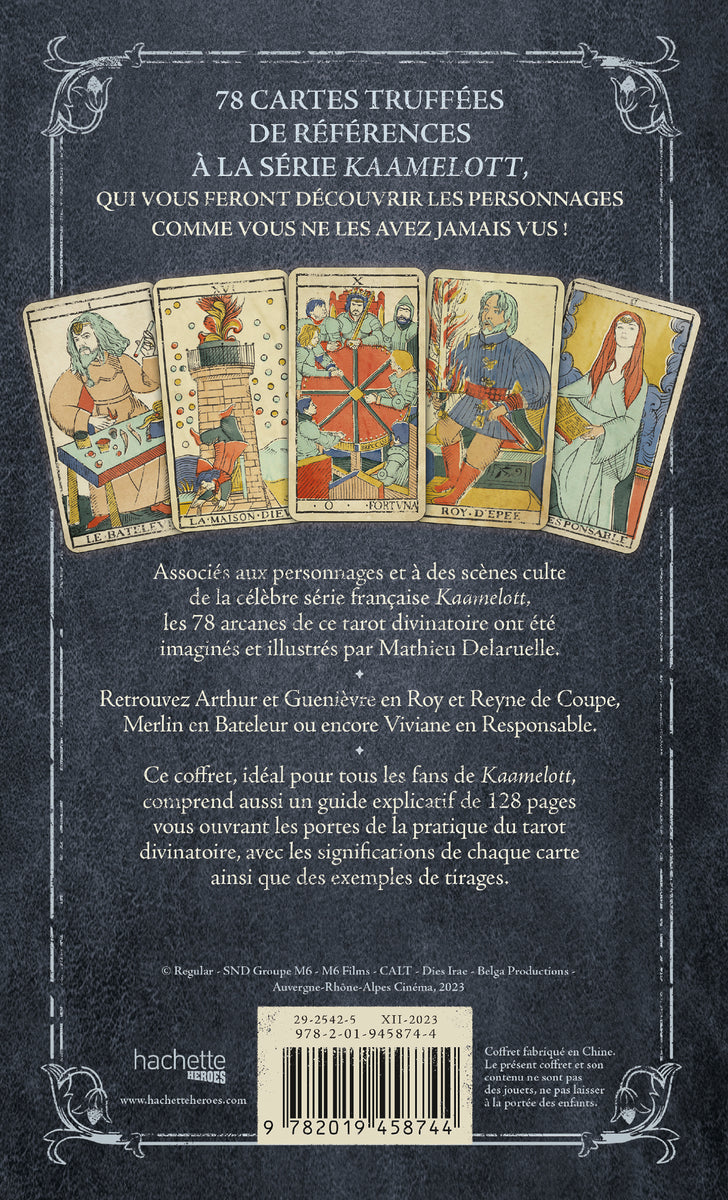 Jeu De Tarot Divinatoire 78 Cartes - Tarot Illustré Voyage Spirituel Avec QR Code Notice Numérique
