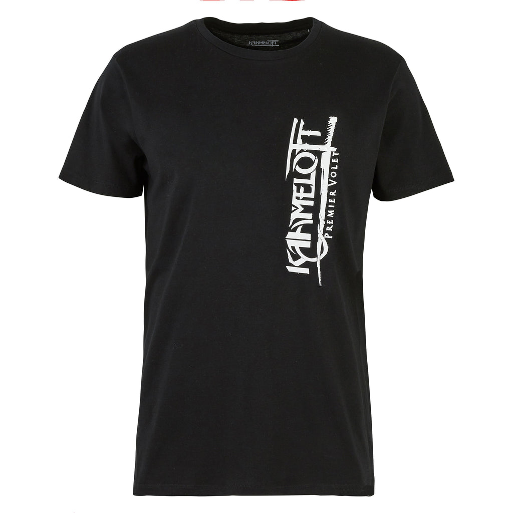 T-shirt noir logo "Kaamelott - Premier Volet" vertical